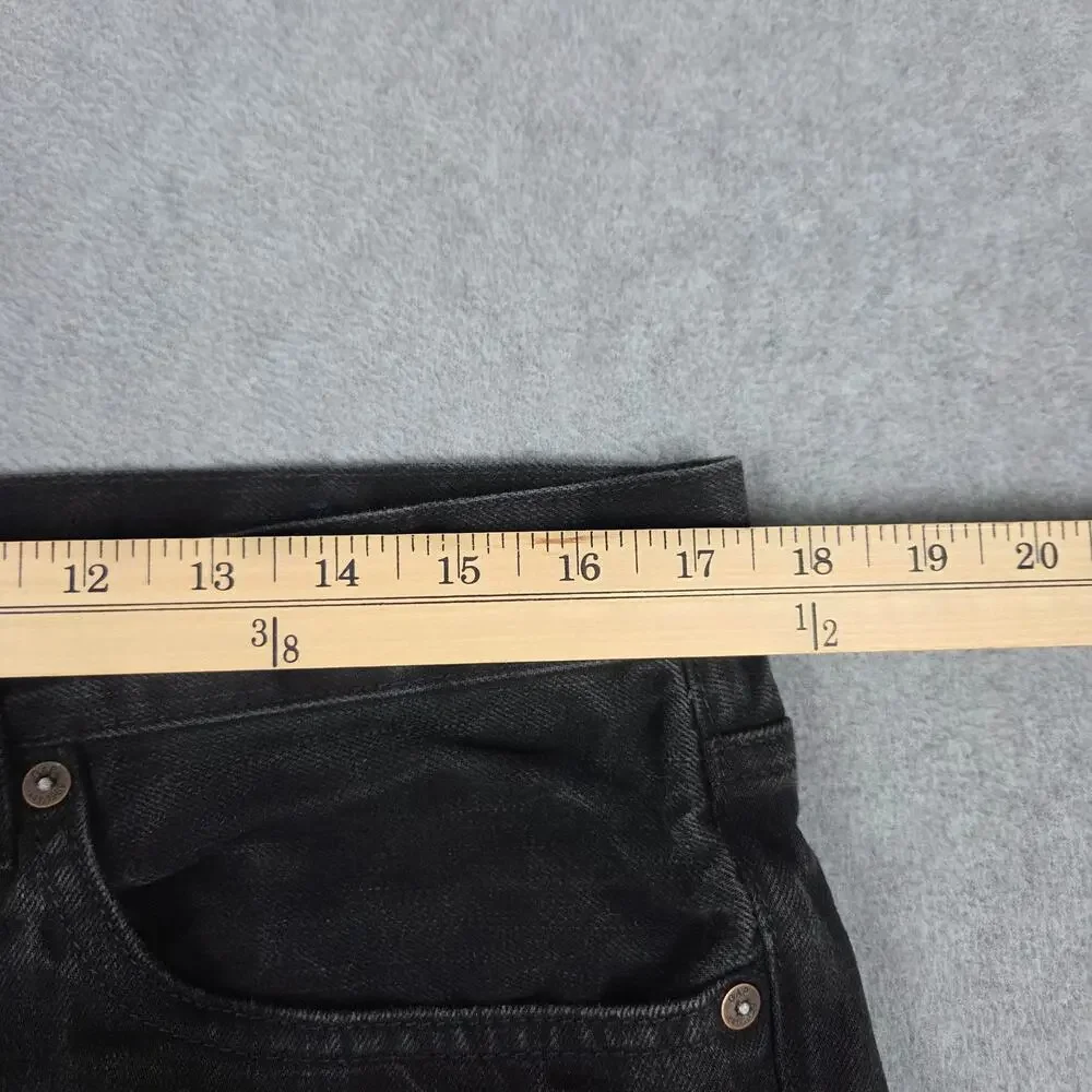 Gap Mens 34x29 Black Straight Leg Jeans
